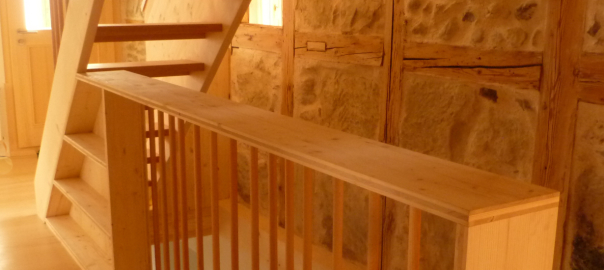Treppen mit integriertem Gestell